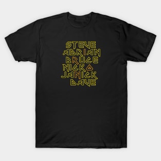 Bruce Steve Adrian Dave Nicko T-Shirt